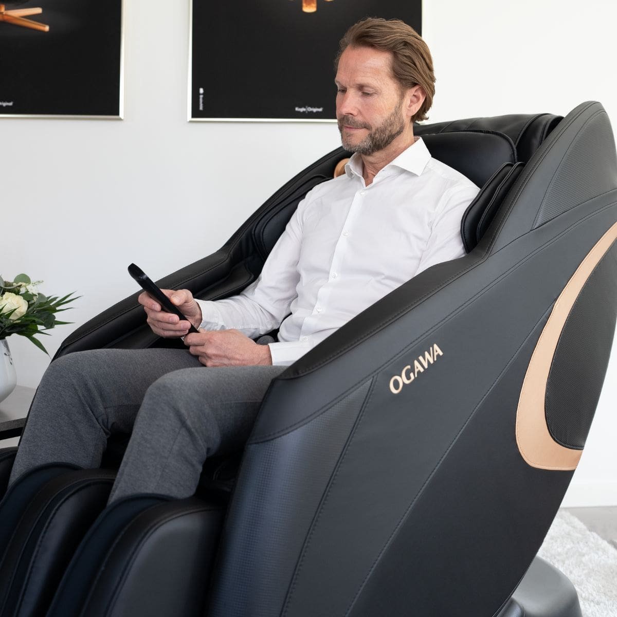 massagestoel MediRelaxa - Ogawa Cosmos X 3D – Black massage