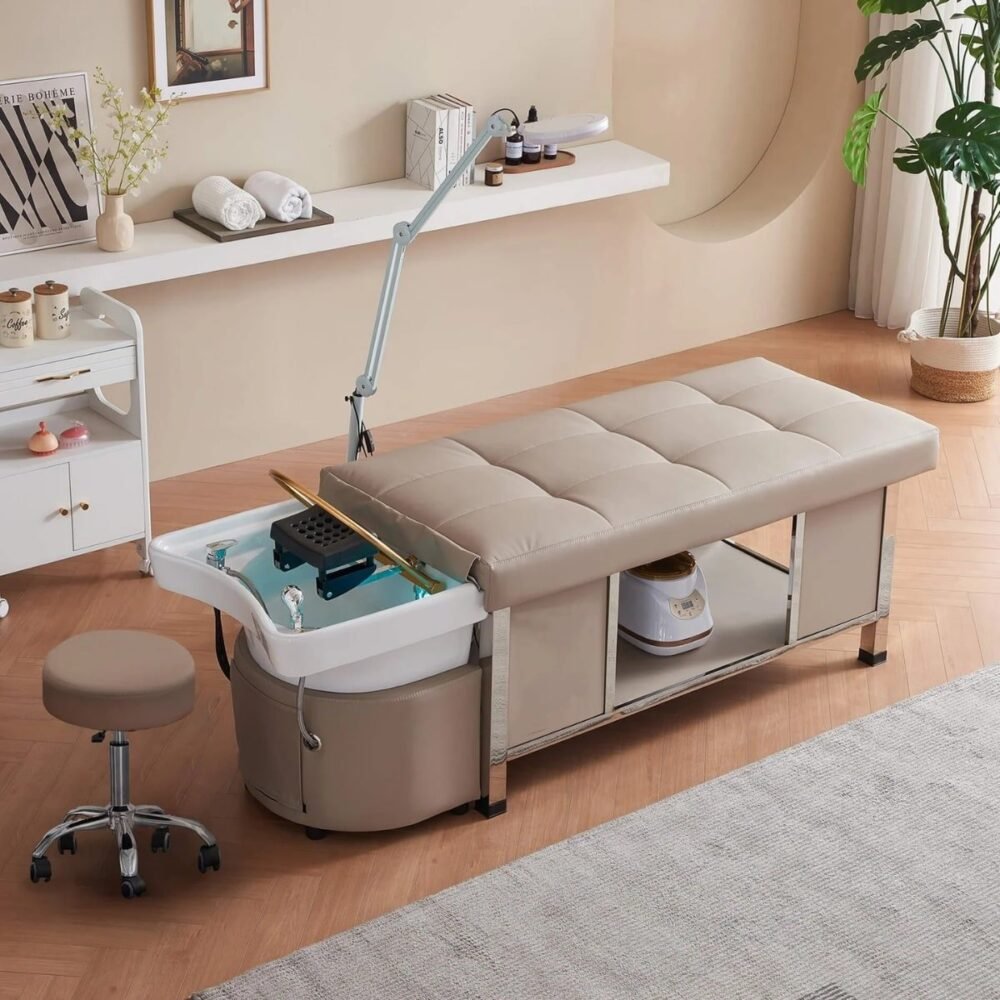 6-MediRelaxa Headspa Head Spa Beige Japanse Headspa - Beige