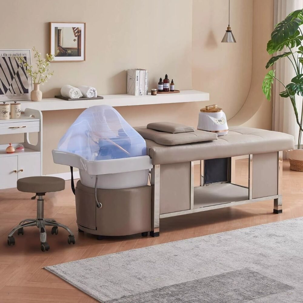 7-MediRelaxa Headspa Head Spa Beige Japanse Headspa - Beige