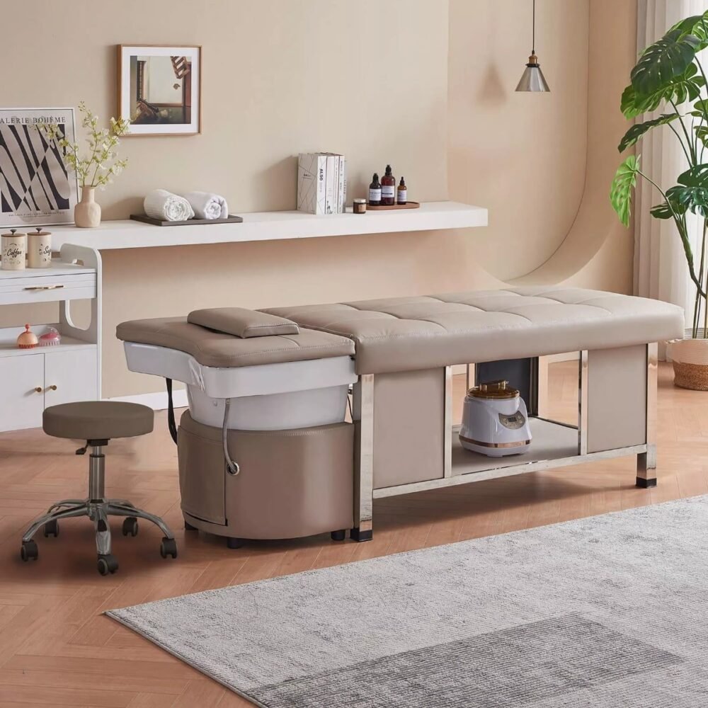 8-MediRelaxa Headspa Head Spa Beige Japanse Headspa - Beige