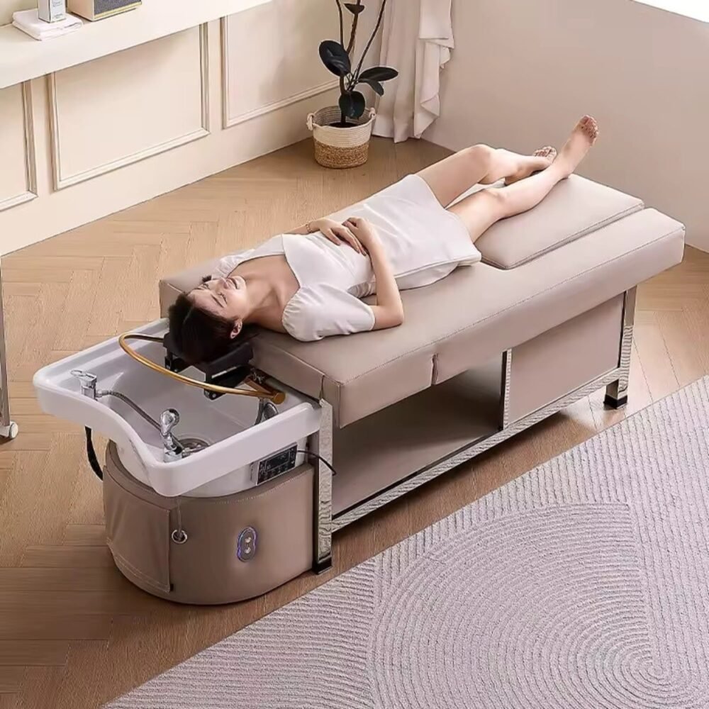 Headspa met Voetbad - Beige (80cm hoogte)