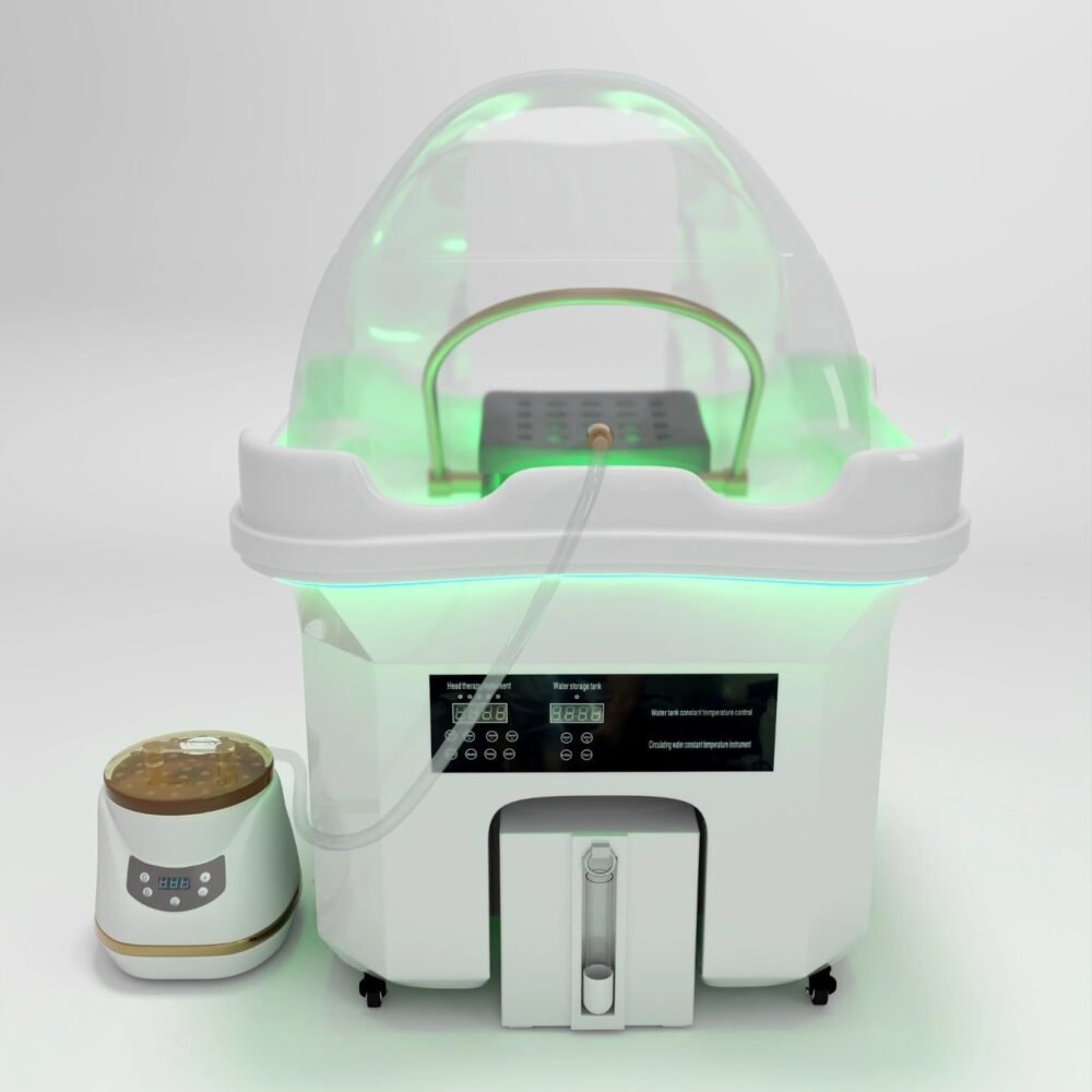 draagbare headspa3-min Mobiele Headspa Pro (50L + 15L vuil water tank)