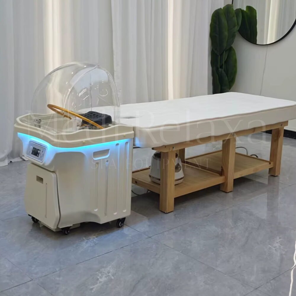 Mobiele Head Spa Deluxe - headspastore - 5 Mobiele Headspa Deluxe (60L + 30L vuil water tank)